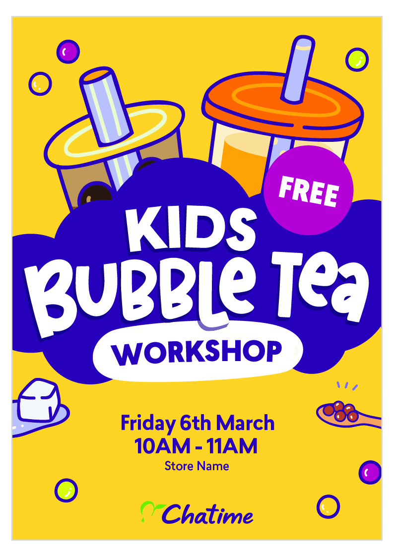 Kids Bubble Tea Workshop - A1 - NOV25