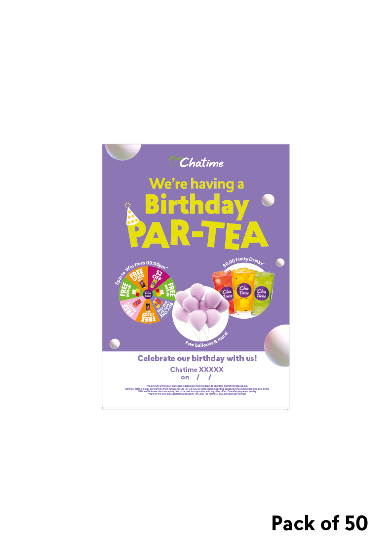 Birthday - A5 Flyer
