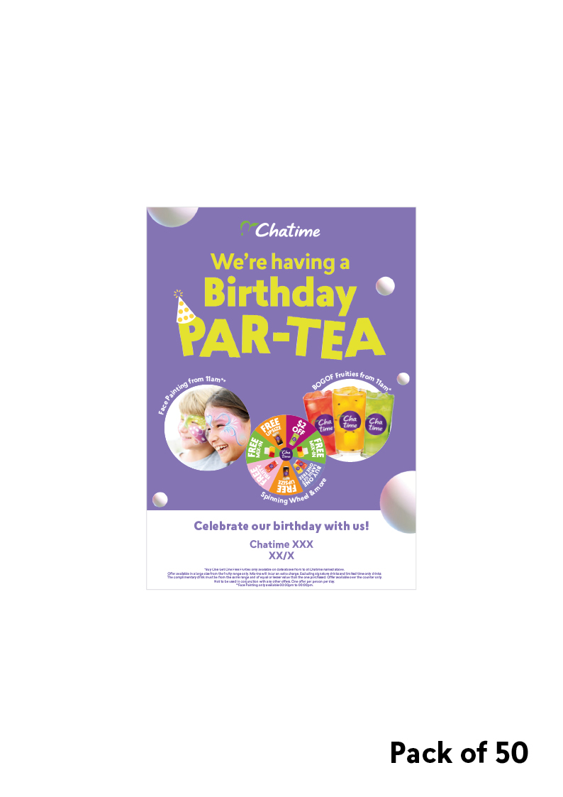Birthday v2 - A5 Flyer
