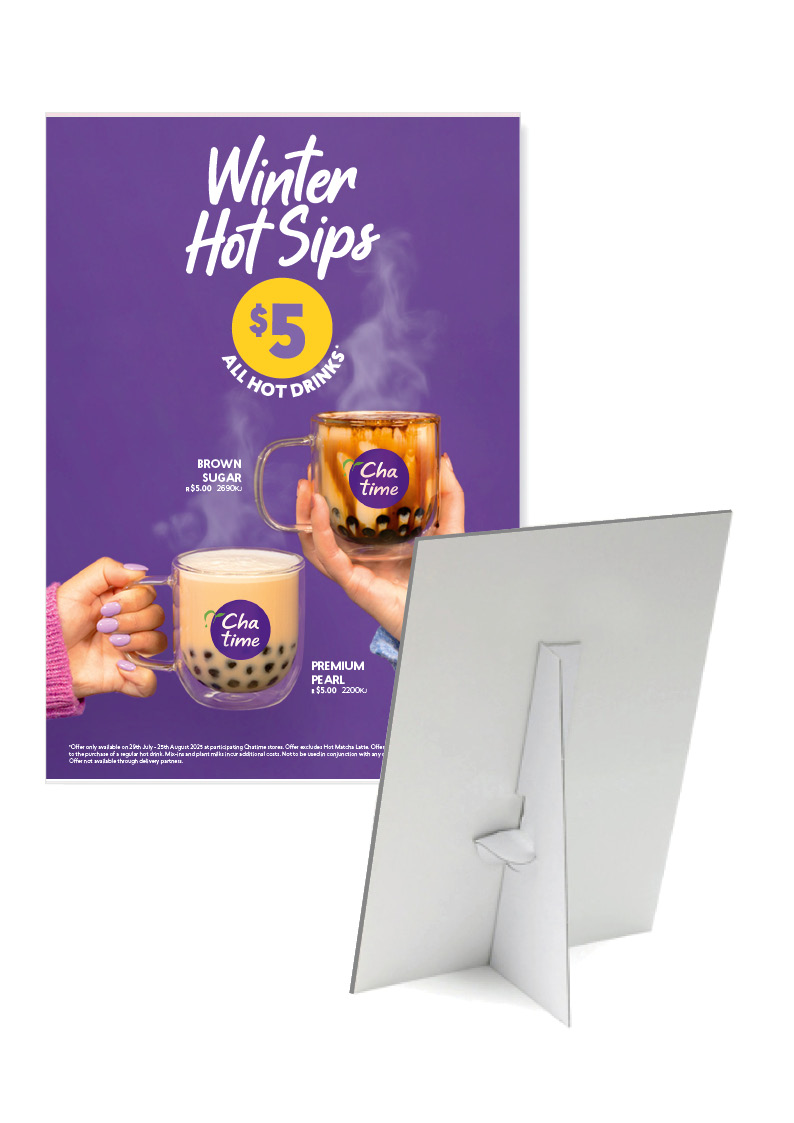 Winter Hot Sips - HANDS - A4 Strut