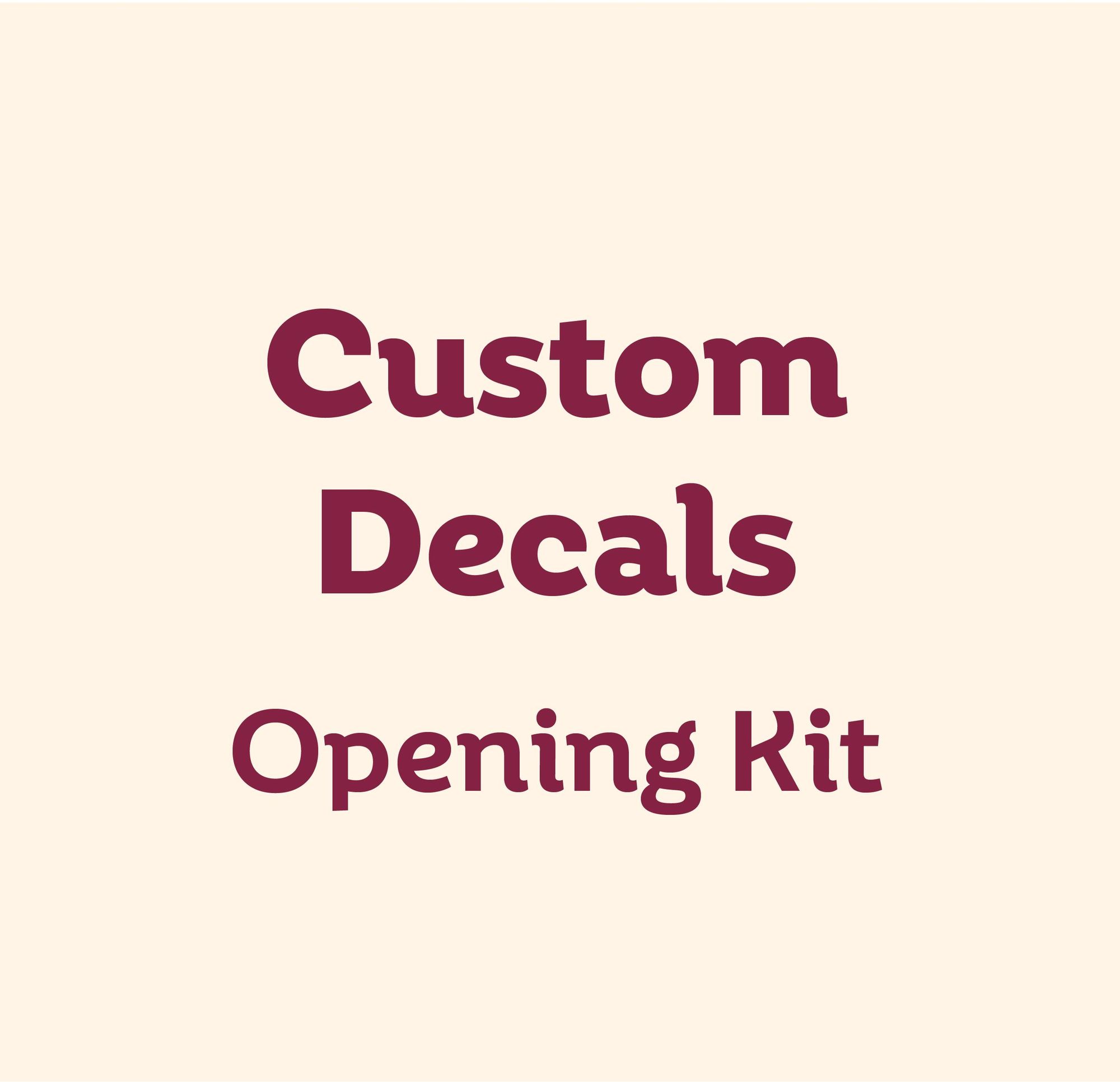 MB Opening Kit - Decal pack