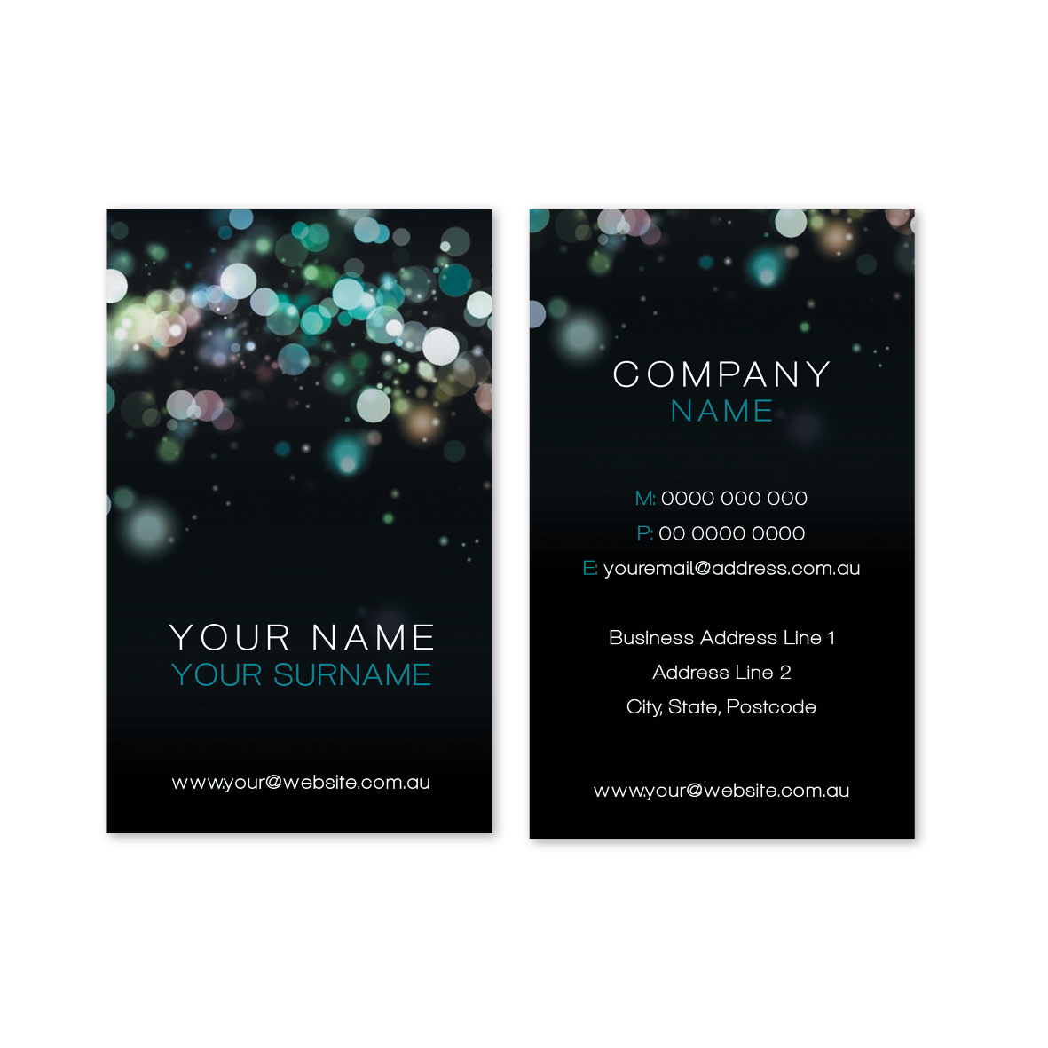 Abstract Business Cards