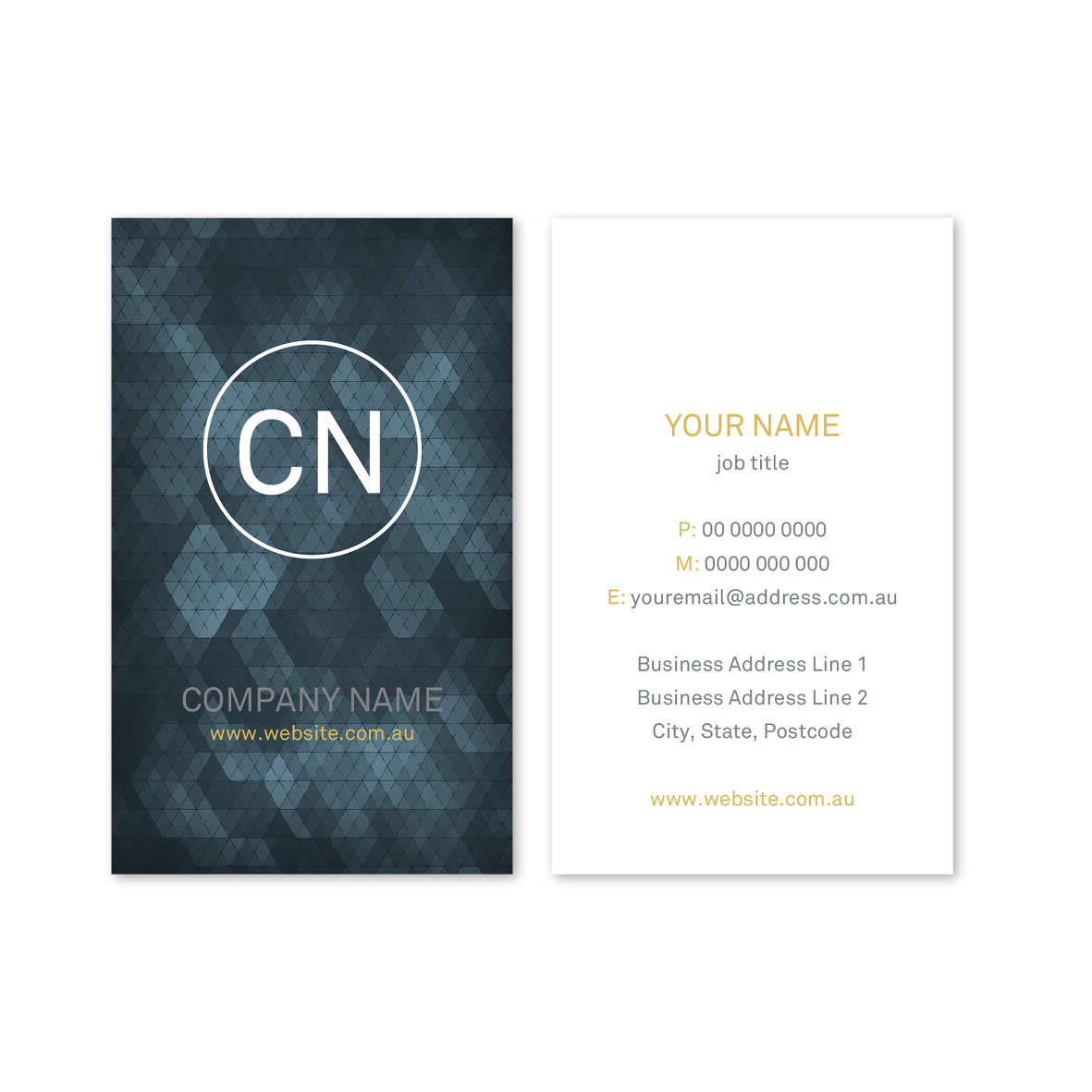 Contemporary Pattern Business Cards