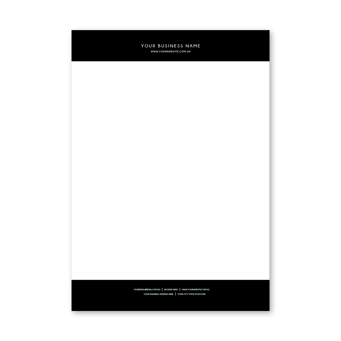 Classic Block Letterhead