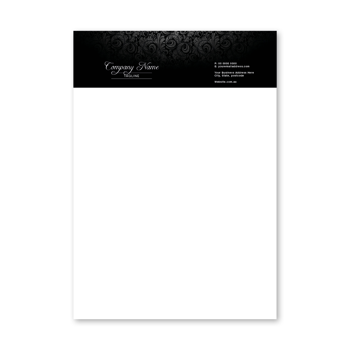 Extravagant Pattern Letterhead