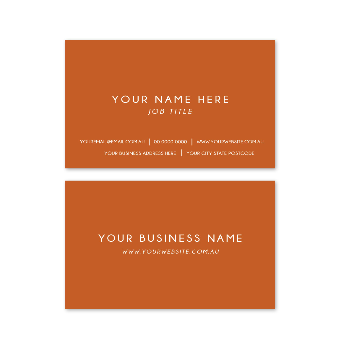 Classic Block Business Cards 3