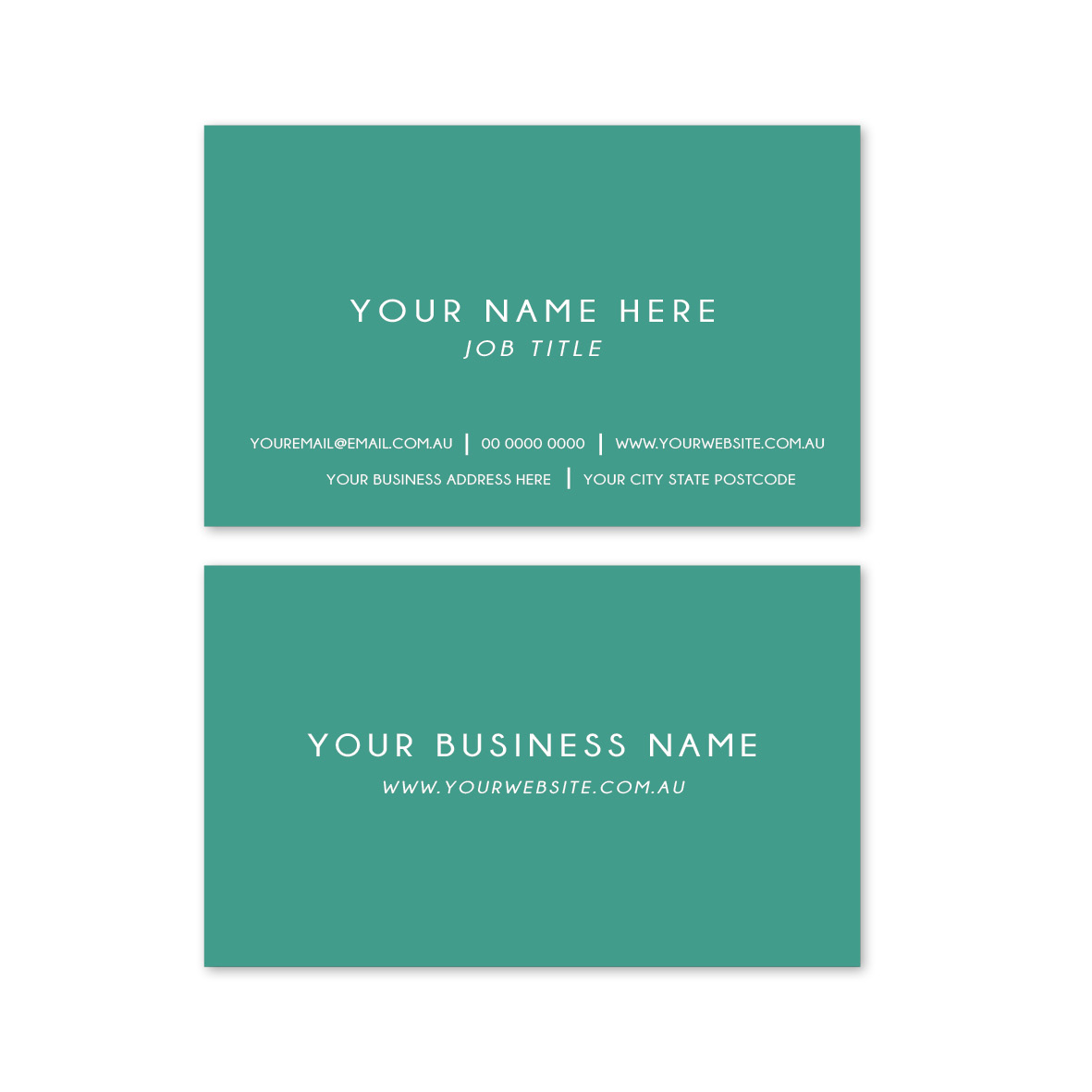 Classic Block Business Cards 4