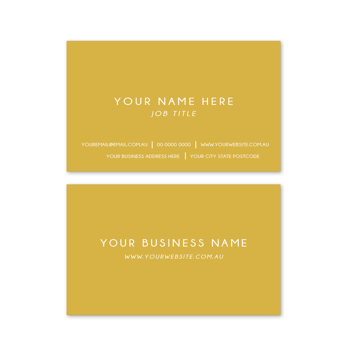 Classic Block Business Cards 5