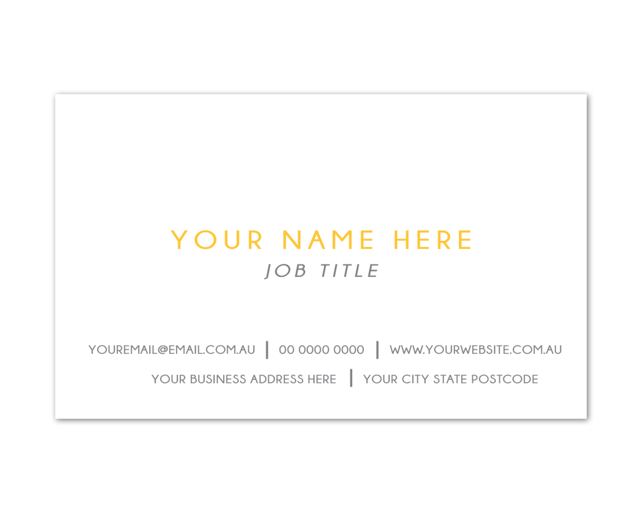 Classic Line Business Cards 3