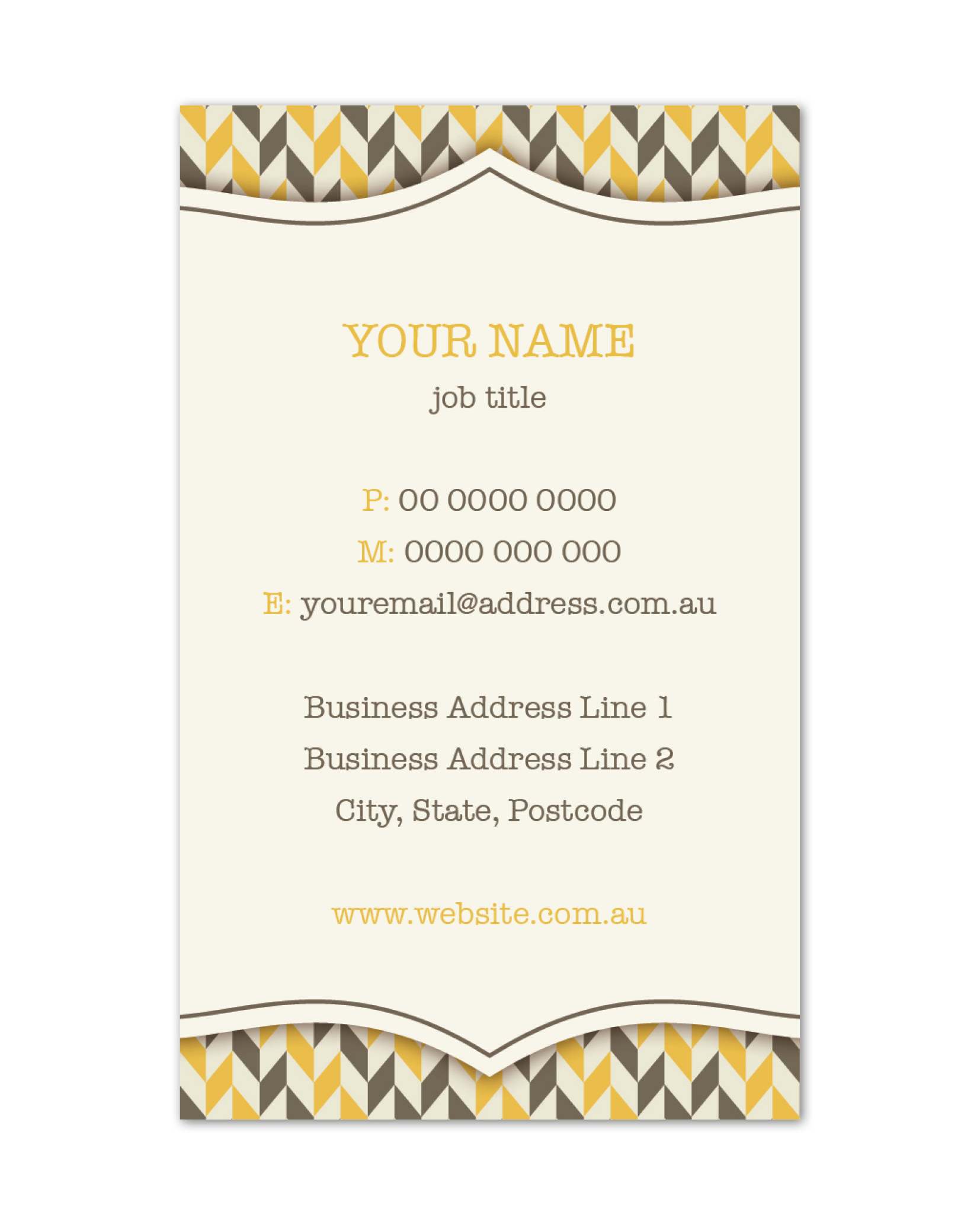 Stylish Retro Business Cards 2