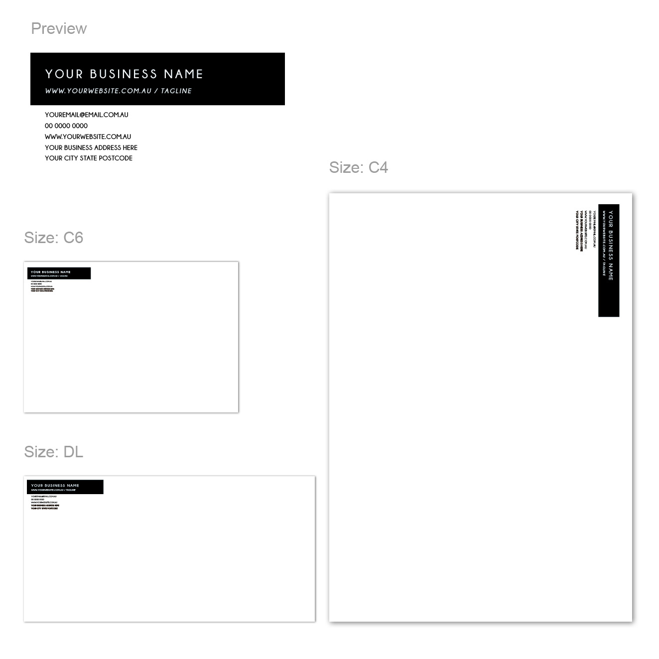 Classic Block Envelope 2