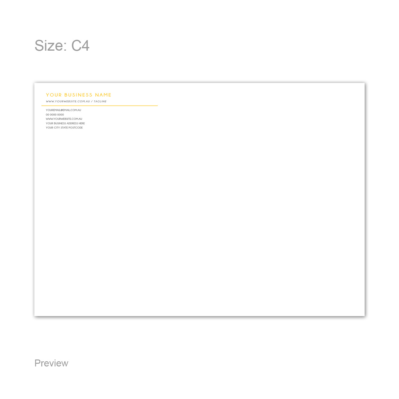 Classic Line Envelope 2