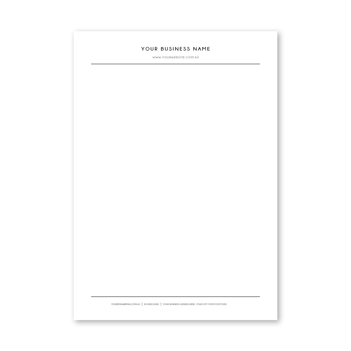 Classic Line Letterhead 11