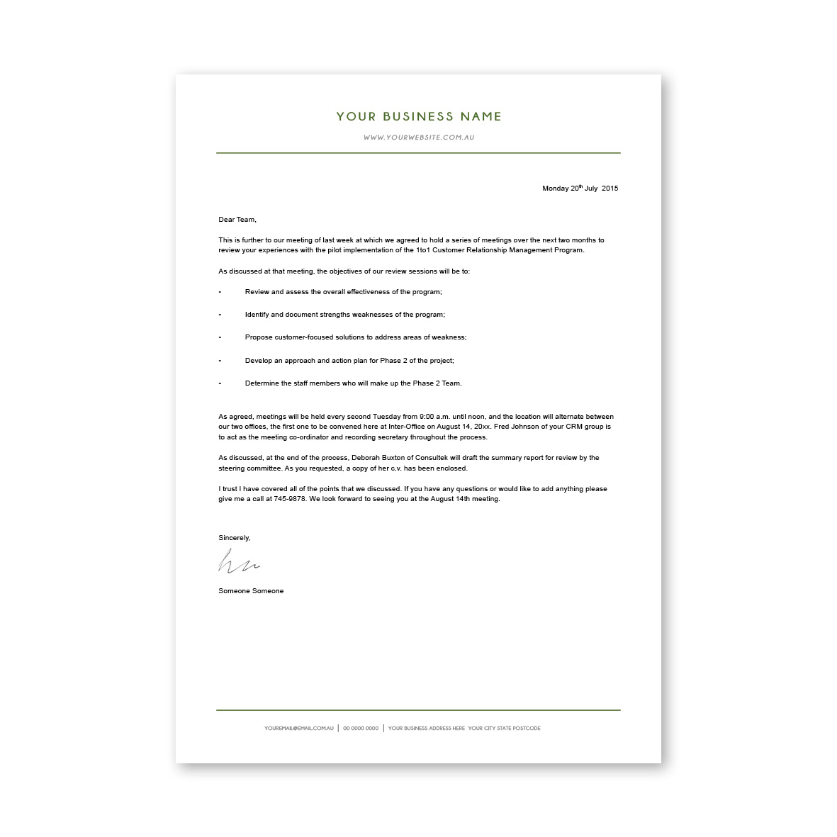 Classic Line Letterhead 4