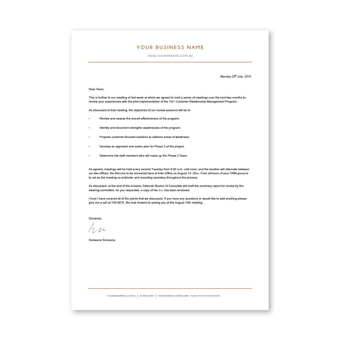 Classic Line Letterhead 10