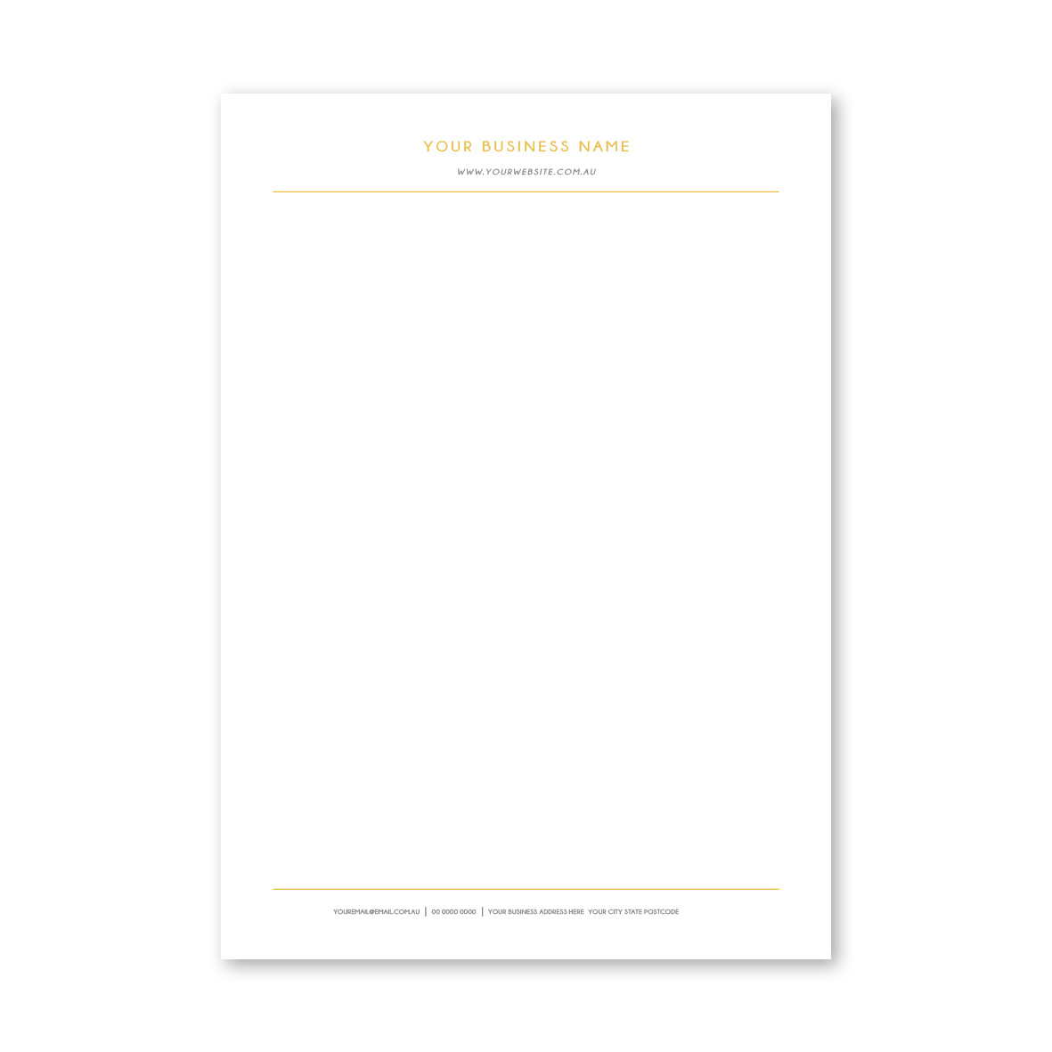 Classic Line Letterhead 1