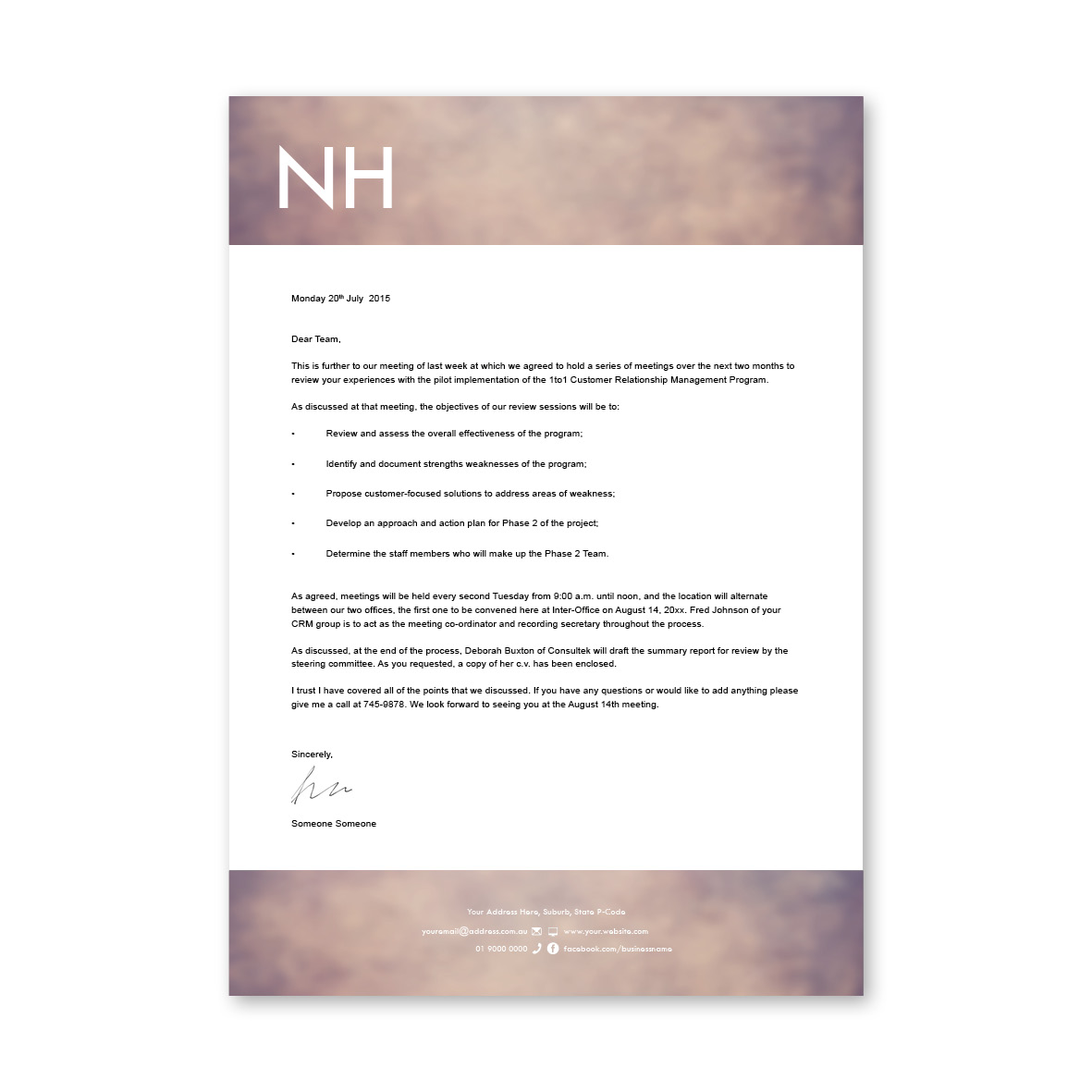Elegent Letterhead 2