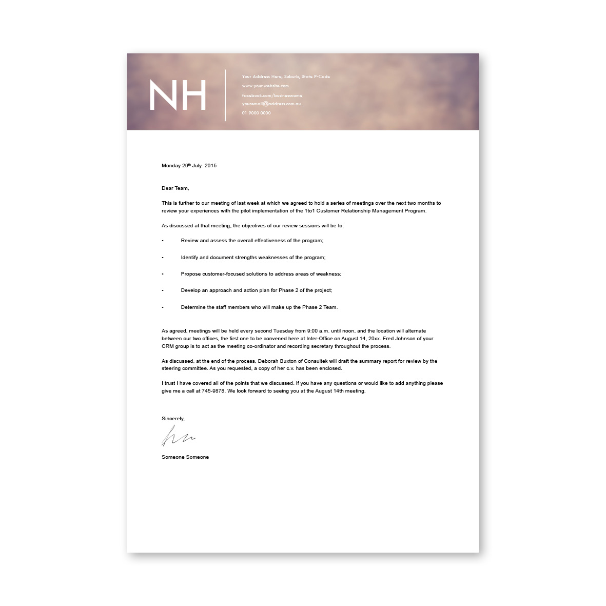 Elegent Letterhead 4