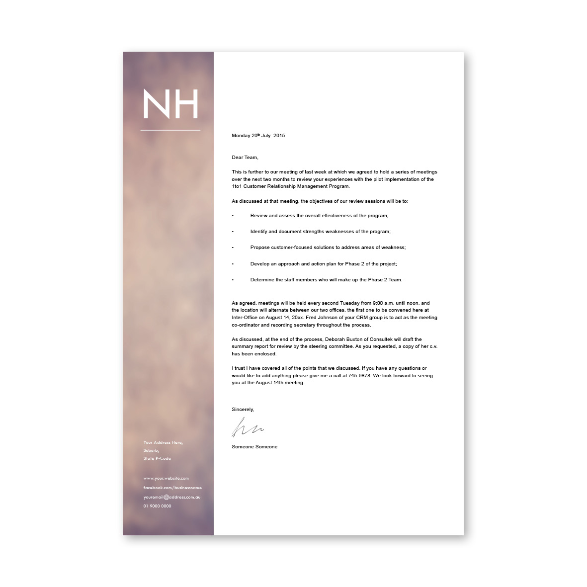 Elegent Letterhead 6