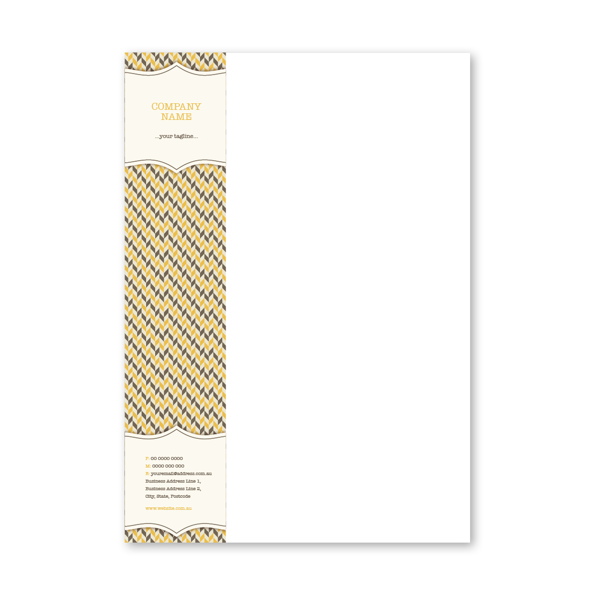 Stylish Retro Letterhead 3