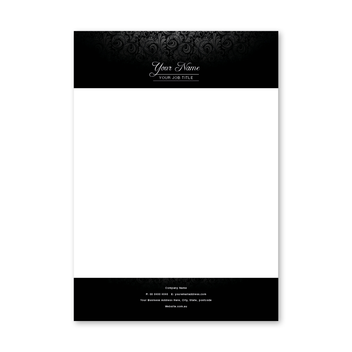 Extravagant Pattern Letterhead 3