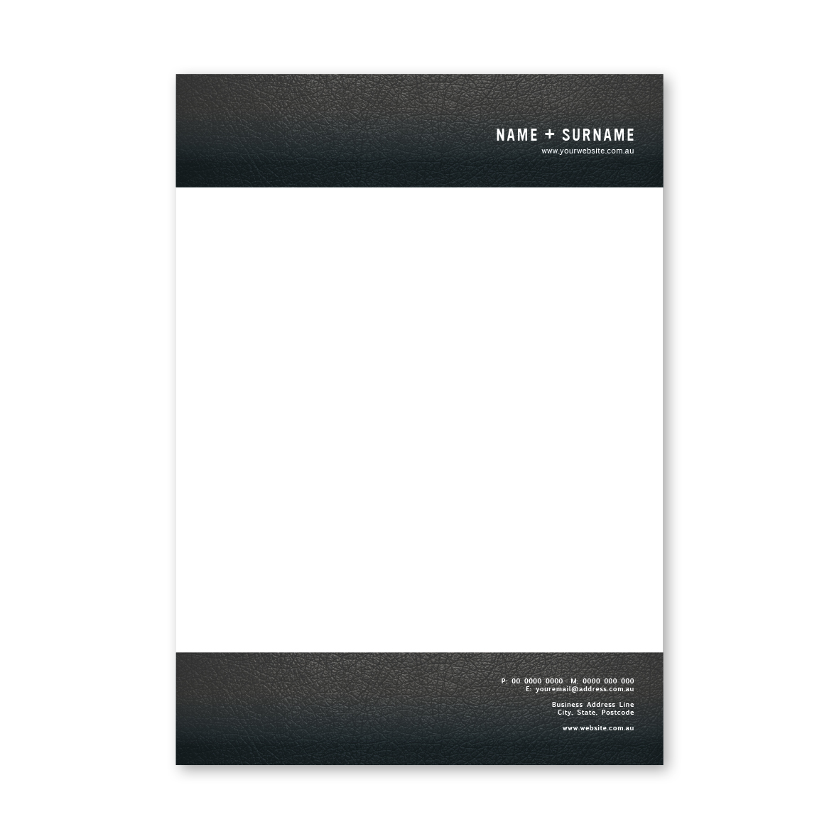 Modern Texture Letterhead 1