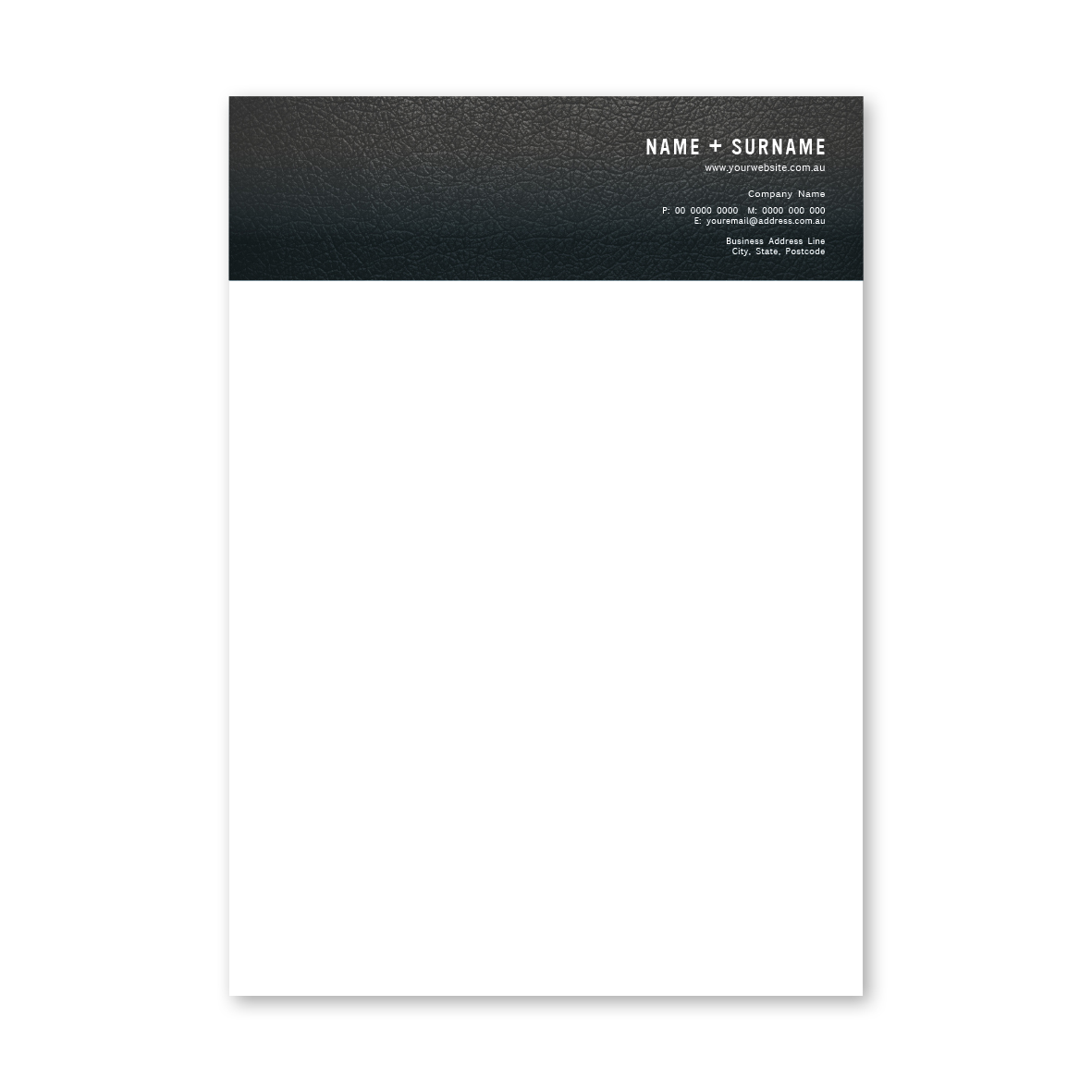 Modern Texture Letterhead 3